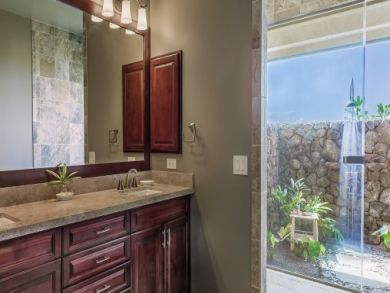 Garden View from this 3 Bedroom Vacation Rental with Pool.